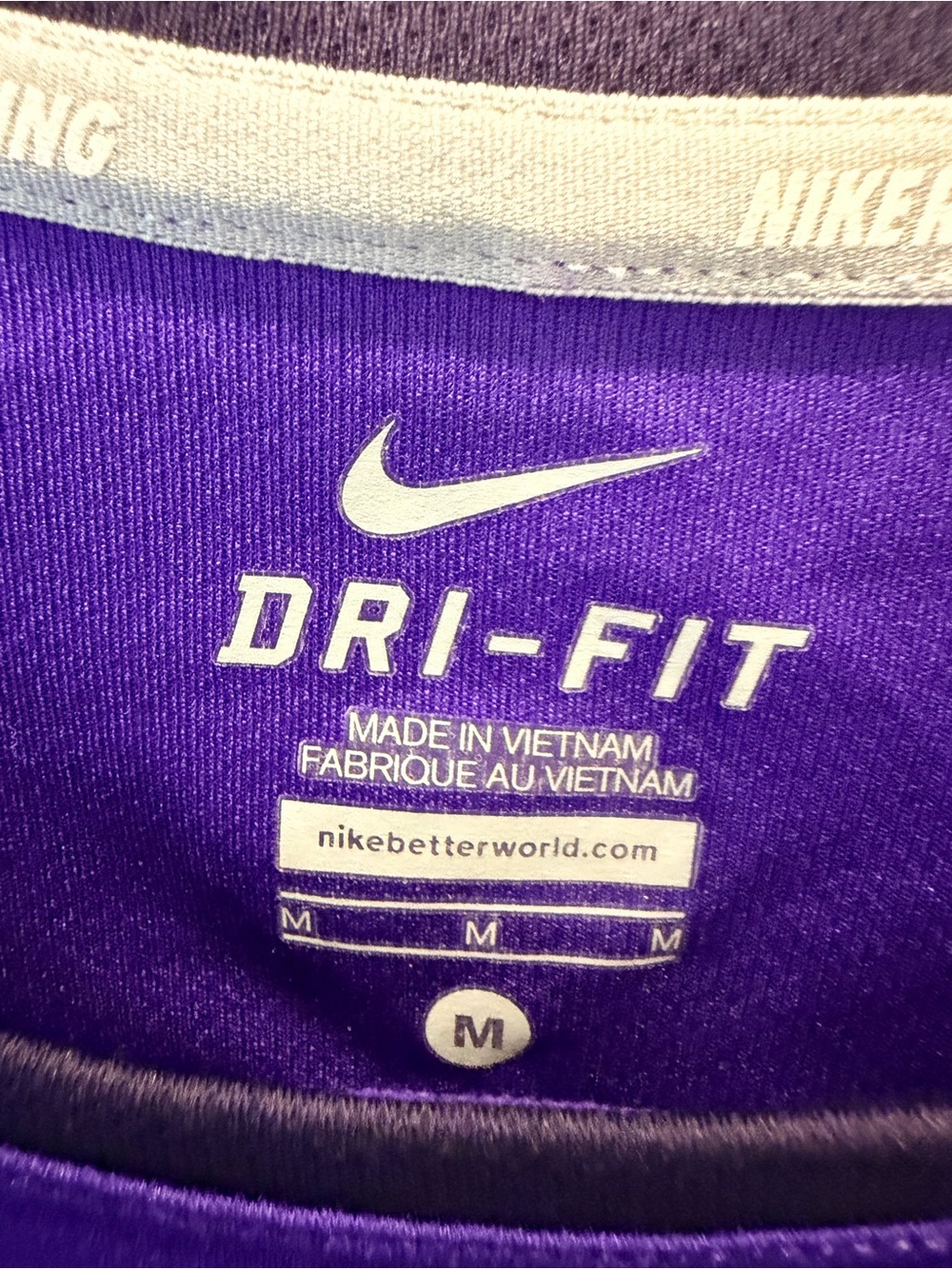 Nike Dri-FIT Purple Long Sleeve Running Training Top Women’s Medium - Picture 3 of 9